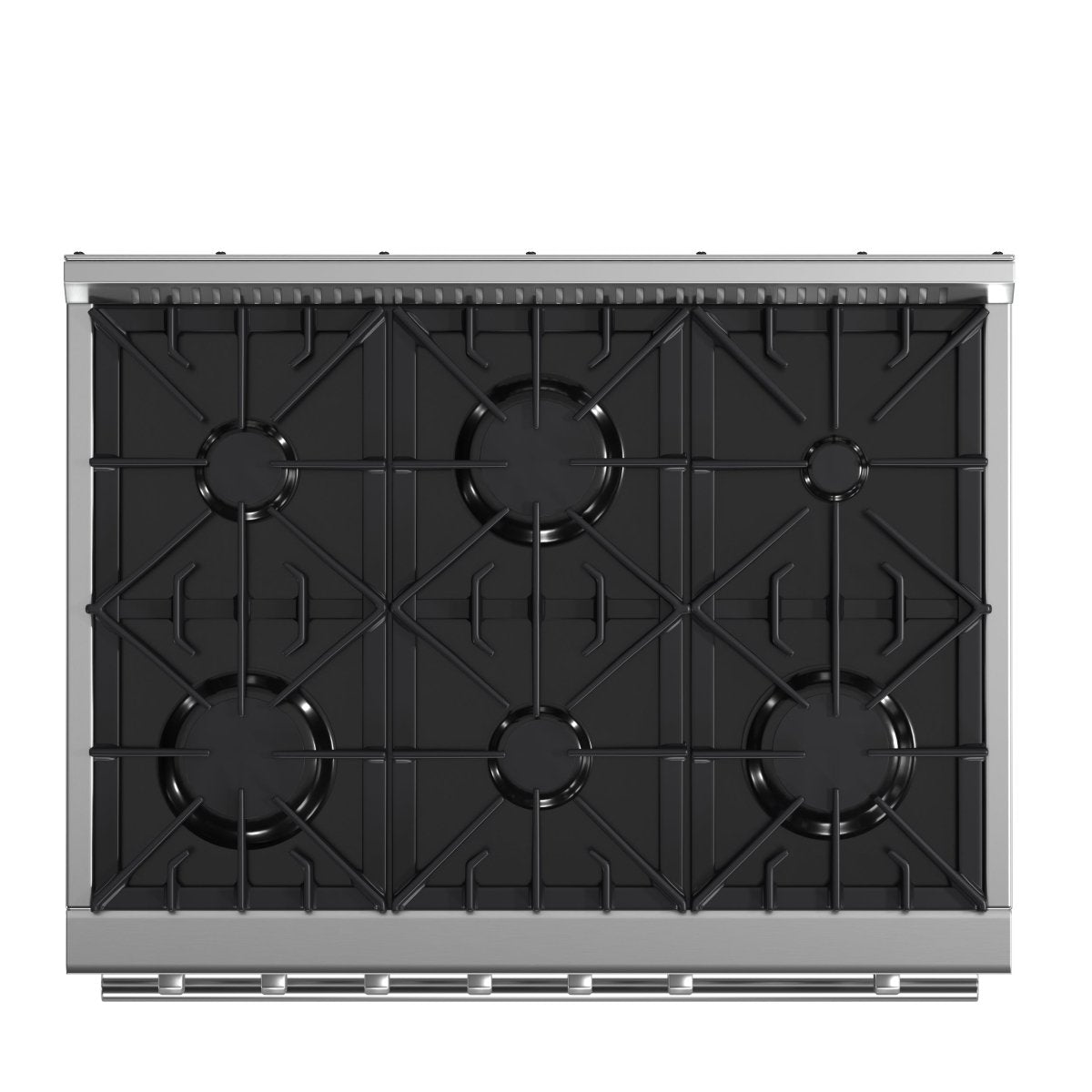 Marco 36-Inch Gas Range Stainless Steel, 6 Burners 67,000 BTU, 5.36 cu.ft. Convection Oven - BonPrix Électroménagers