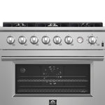 Marco 36-Inch Gas Range Stainless Steel, 6 Burners 67,000 BTU, 5.36 cu.ft. Convection Oven - BonPrix Électroménagers