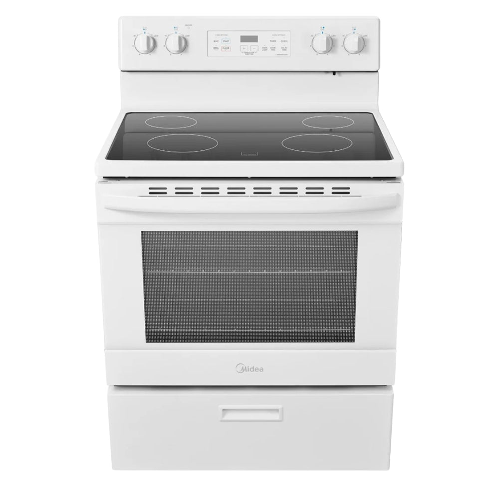 MER30B12AWWC - RANGES - Midea - Electric - White - Open Box - BonPrix Électroménagers