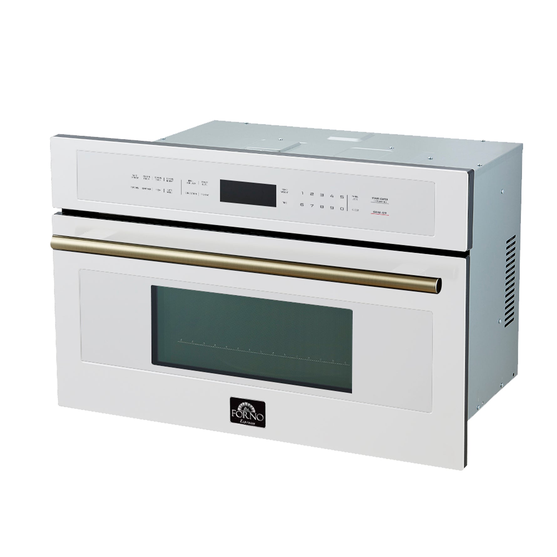 Oliena Espresso White 30 Inch 1750 Watt Compact Oven & 1000 Watt Microwave, 1.6 cu. ft. - BonPrix Électroménagers