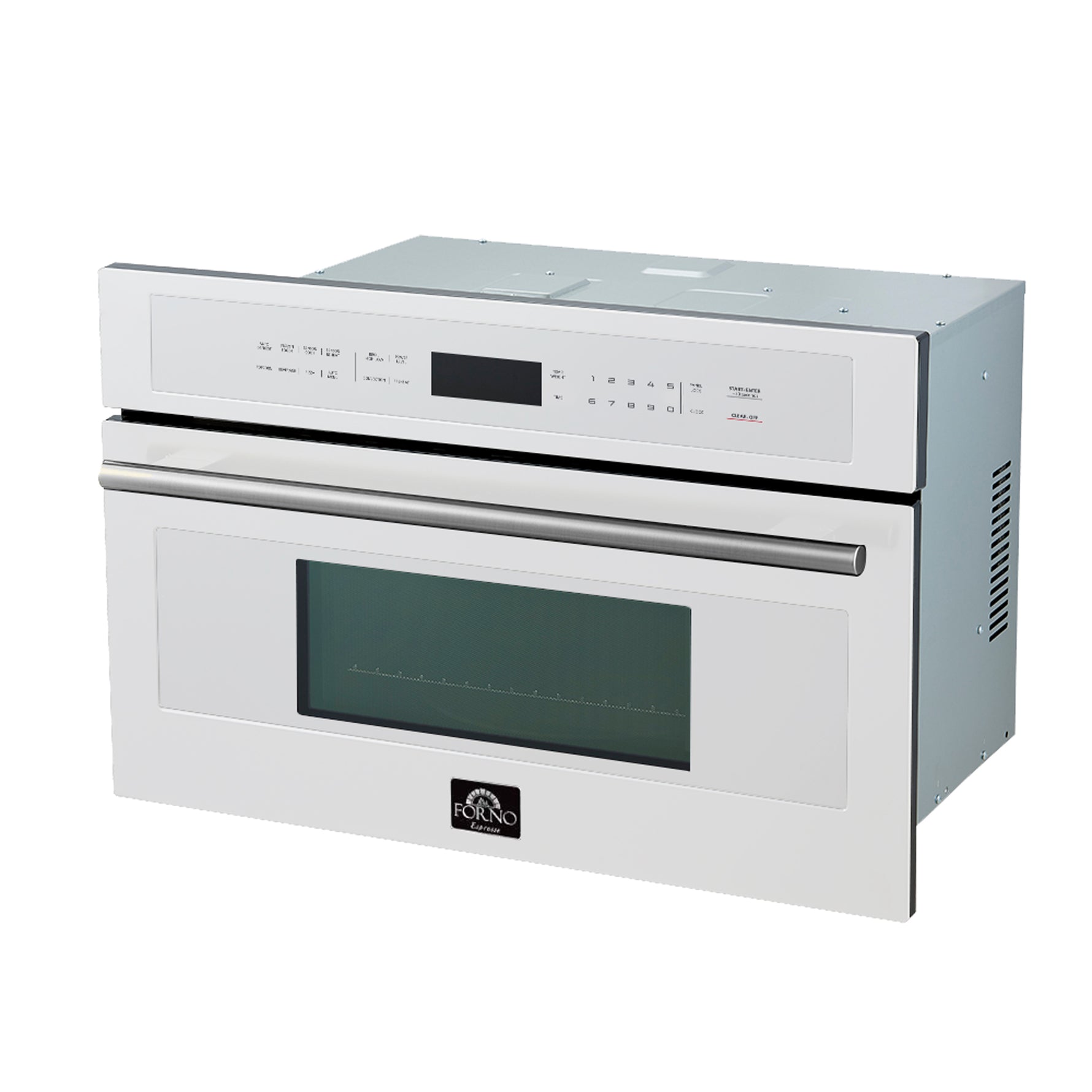 Oliena Espresso White 30 Inch 1750 Watt Compact Oven & 1000 Watt Microwave, 1.6 cu. ft. - BonPrix Électroménagers