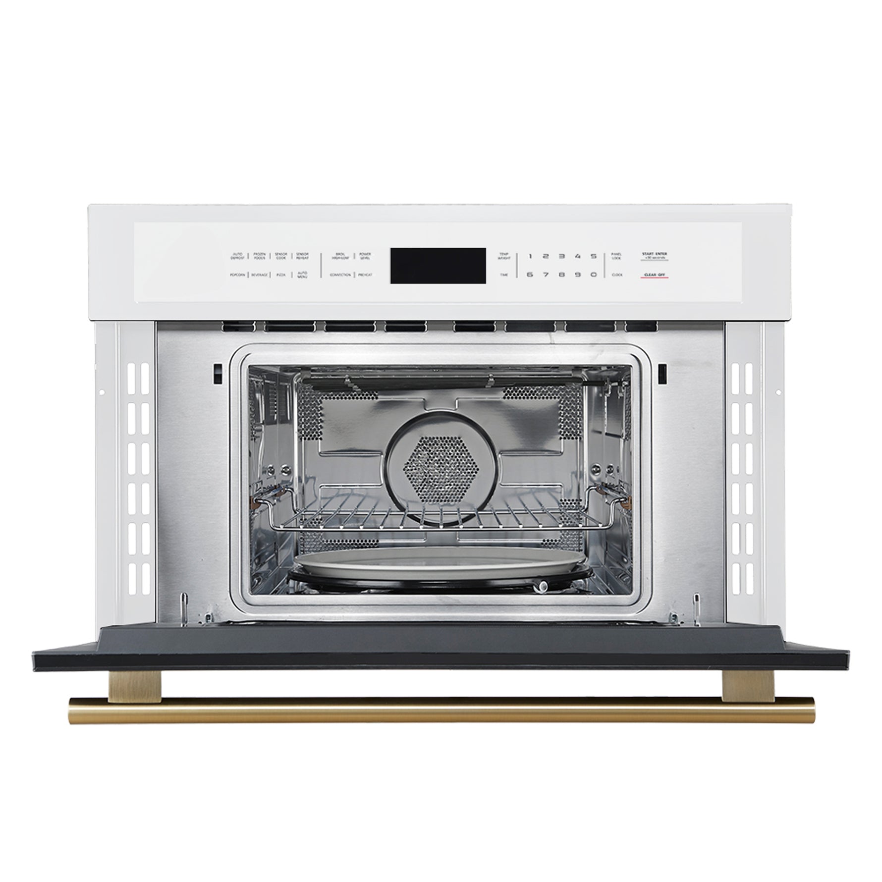 Oliena Espresso White 30 Inch 1750 Watt Compact Oven & 1000 Watt Microwave, 1.6 cu. ft. - BonPrix Électroménagers