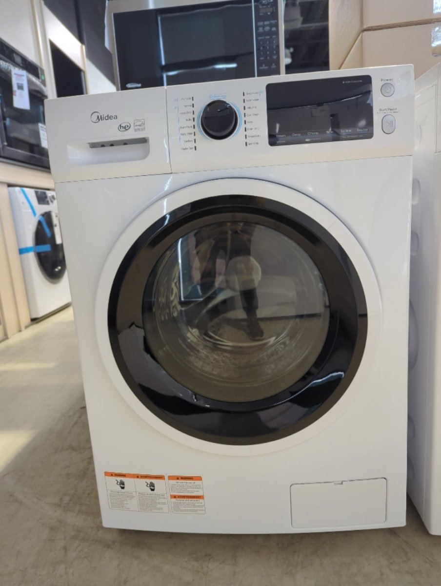 MLH27N4AWWC - WASHERS - Midea - Front Loading - White - Open Box - BonPrix Électroménagers