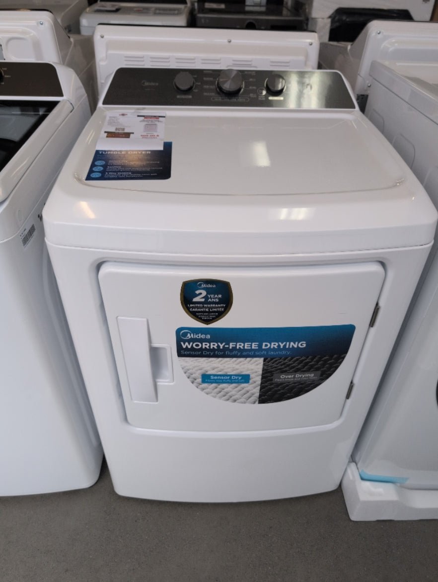 MLTE47A5BWW - DRYERS - Midea - Electric - White - Open Box - BonPrix Électroménagers