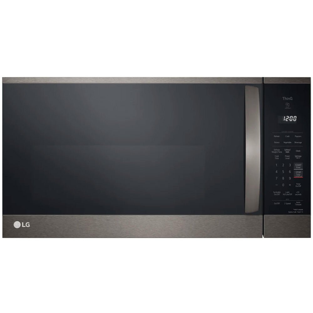MVEM1825D - MICROWAVES OVENS - LG - Over - The - Range - Black Stainless - Open Box - BonPrix Électroménagers