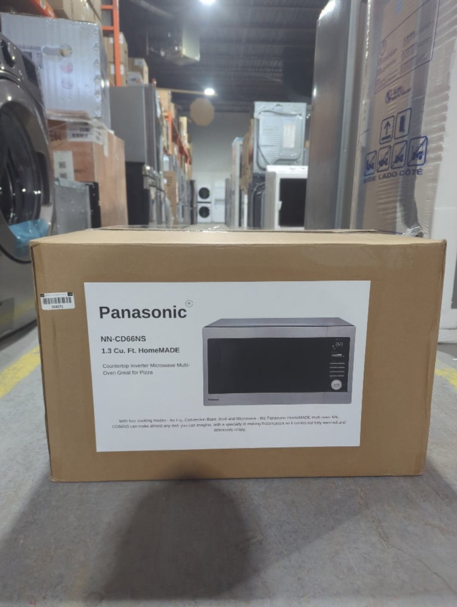 NN - CD66NS - MICROWAVES OVENS - Panasonic - Countertop - Stainless Steel - Open Box - BonPrix Électroménagers