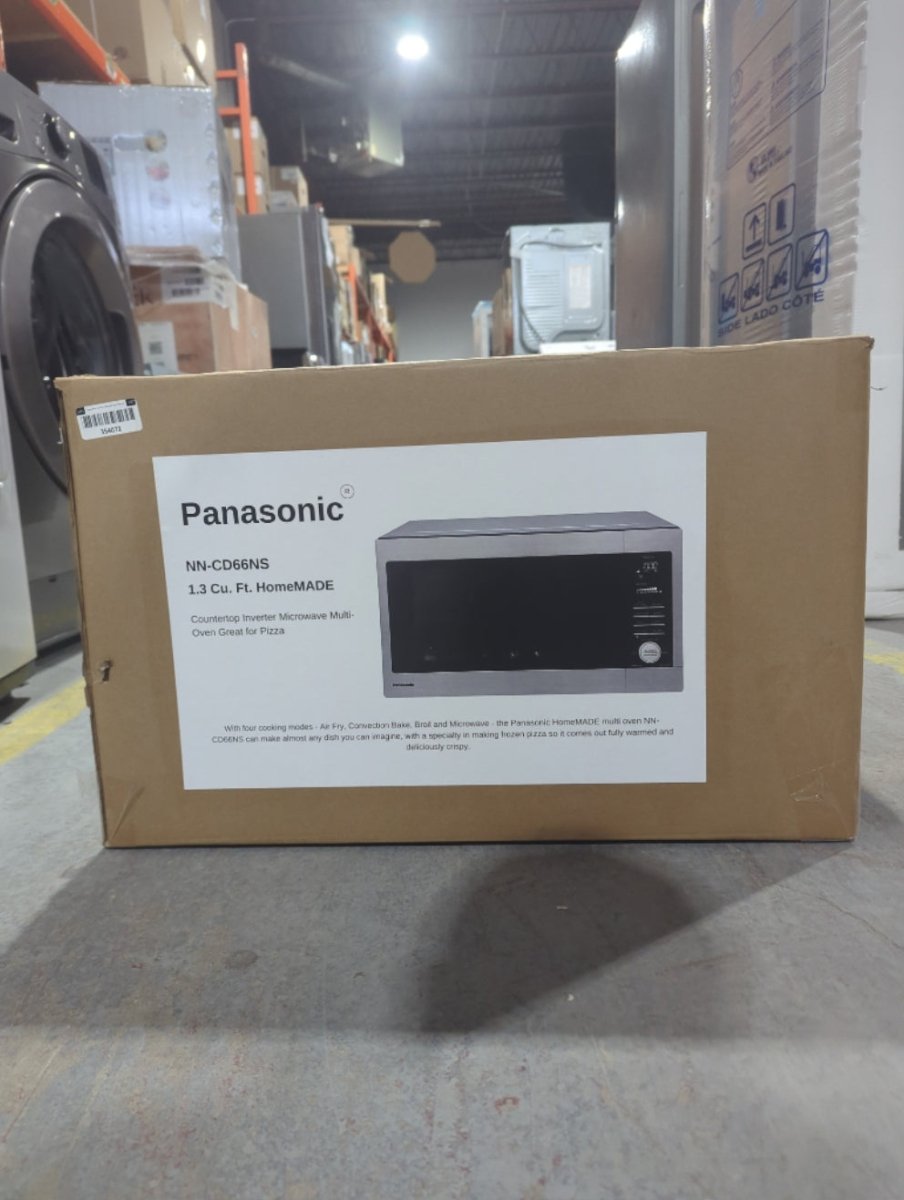 NN - CD66NS - MICROWAVES OVENS - Panasonic - Countertop - Stainless Steel - Open Box - BonPrix Électroménagers