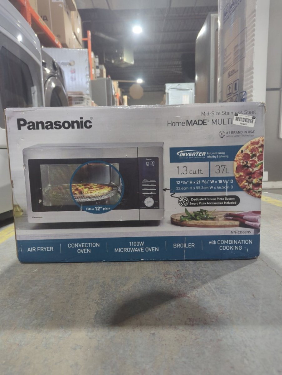 NN - CD66NS - MICROWAVES OVENS - Panasonic - Countertop - Stainless Steel - Open Box - BonPrix Électroménagers