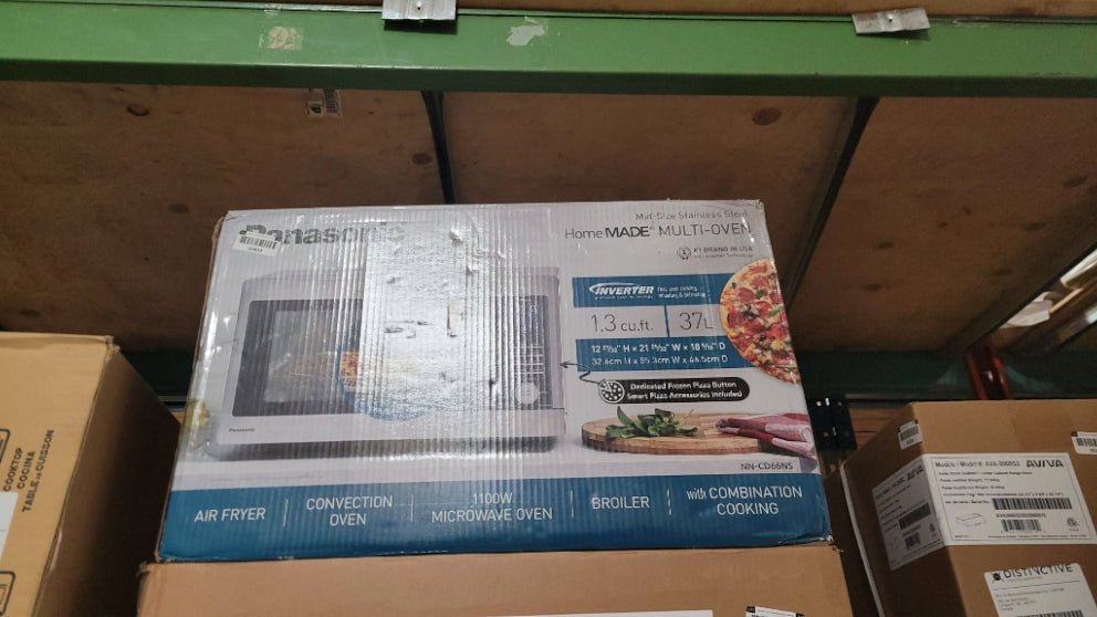 NN - CD66NS - MICROWAVES OVENS - Panasonic - Countertop - Stainless Steel - Open Box - BonPrix Électroménagers