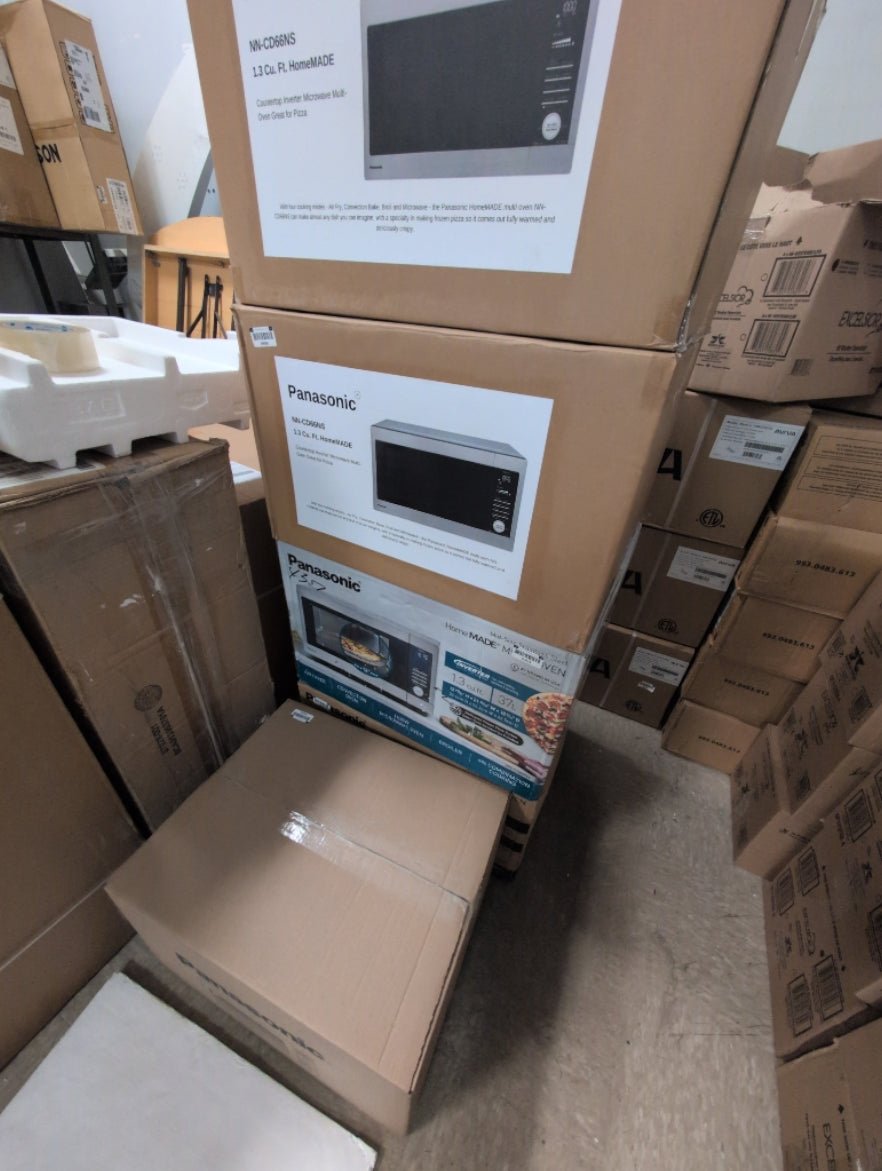 NN - CD66NS - MICROWAVES OVENS - Panasonic - Countertop - Stainless Steel - Open Box - BonPrix Électroménagers