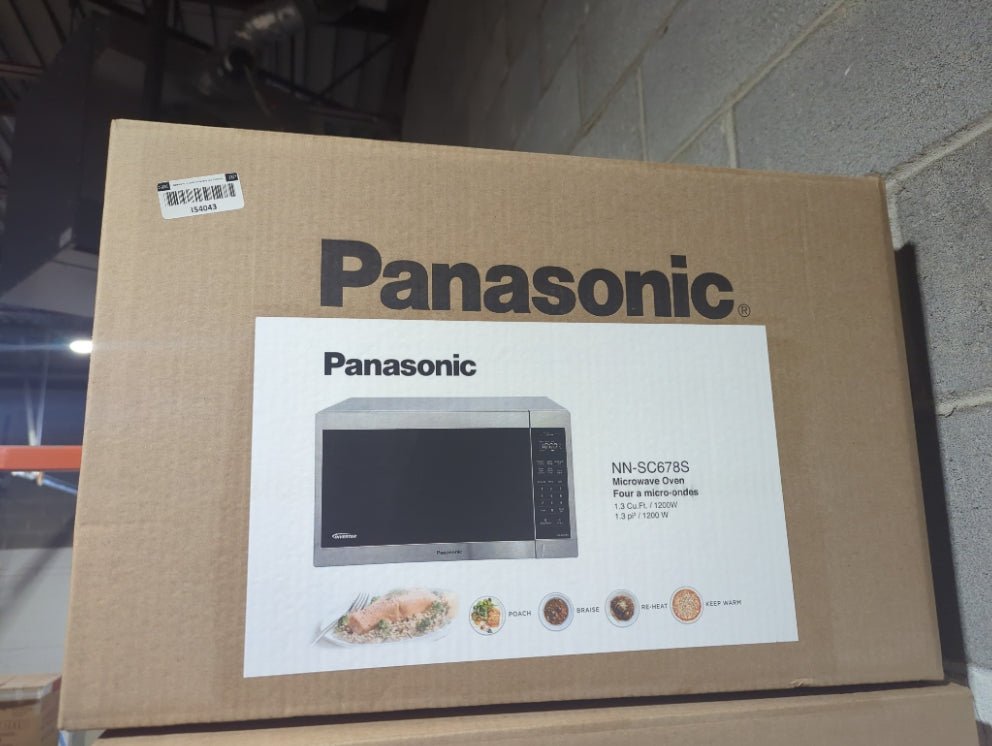 NNSC678CC - MICROWAVES OVENS - Panasonic - Countertop - Stainless Steel - Open Box - BonPrix Électroménagers