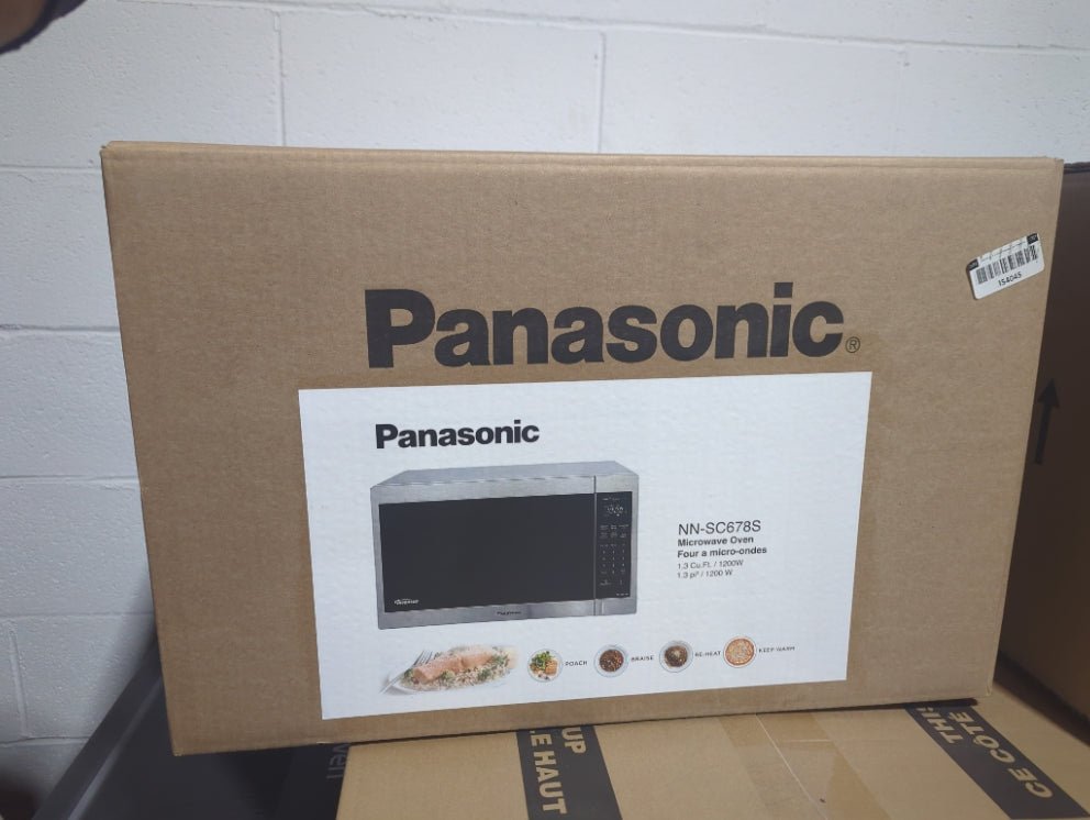 NNSC678CC - MICROWAVES OVENS - Panasonic - Countertop - Stainless Steel - Open Box - BonPrix Électroménagers