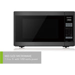 NNSC688SC - MICROWAVES OVENS - Panasonic - Countertop - Black Stainless - Open Box - BonPrix Électroménagers