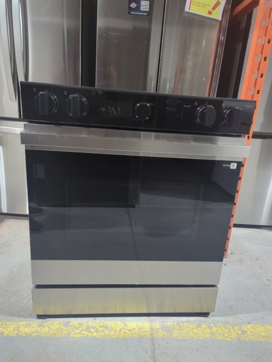 NSE6DG8500SRAC - RANGES - Samsung - Electric - Stainless Steel - Open Box - BonPrix Électroménagers