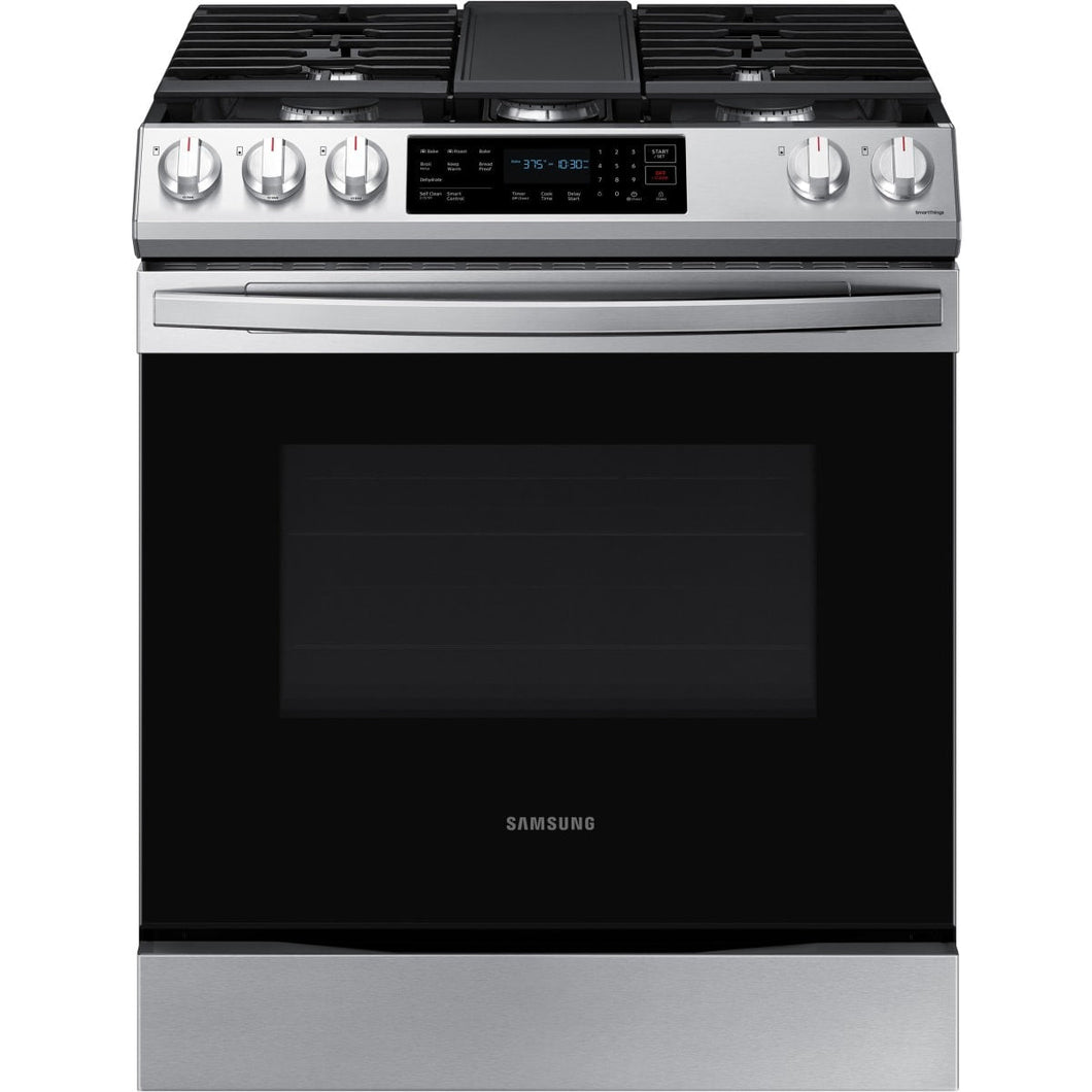 NX60T8311SS - RANGES - Samsung - Gas - Stainless Steel - Open Box - BonPrix Électroménagers