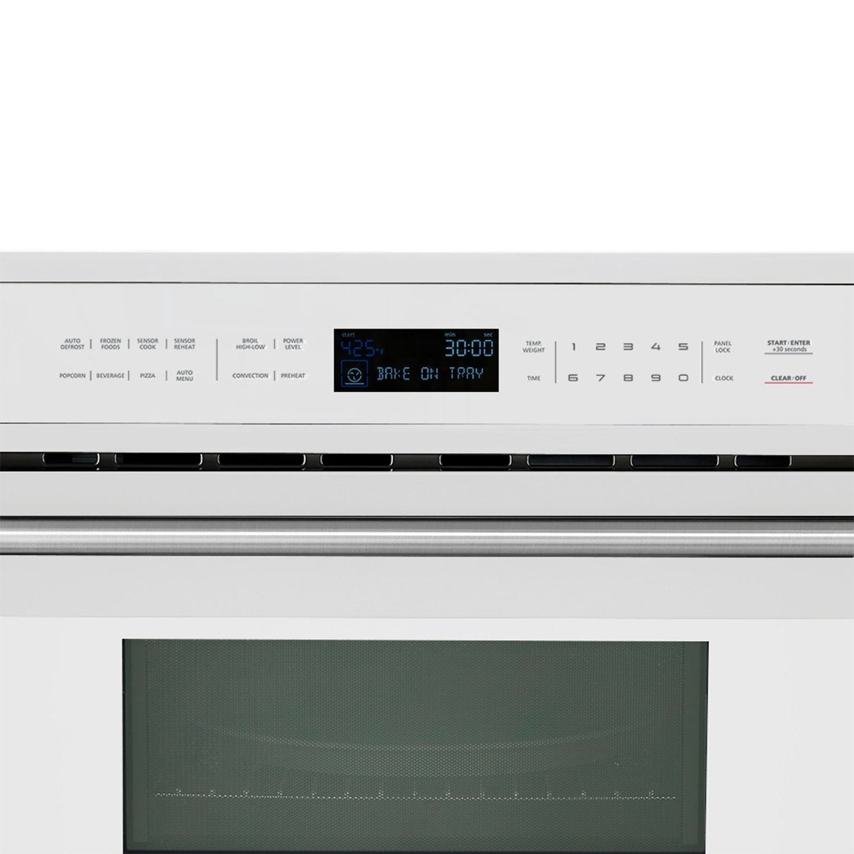 Oliena Espresso White 30 Inch 1750 Watt Compact Oven & 1000 Watt Microwave, 1.6 cu. ft. - BonPrix Électroménagers