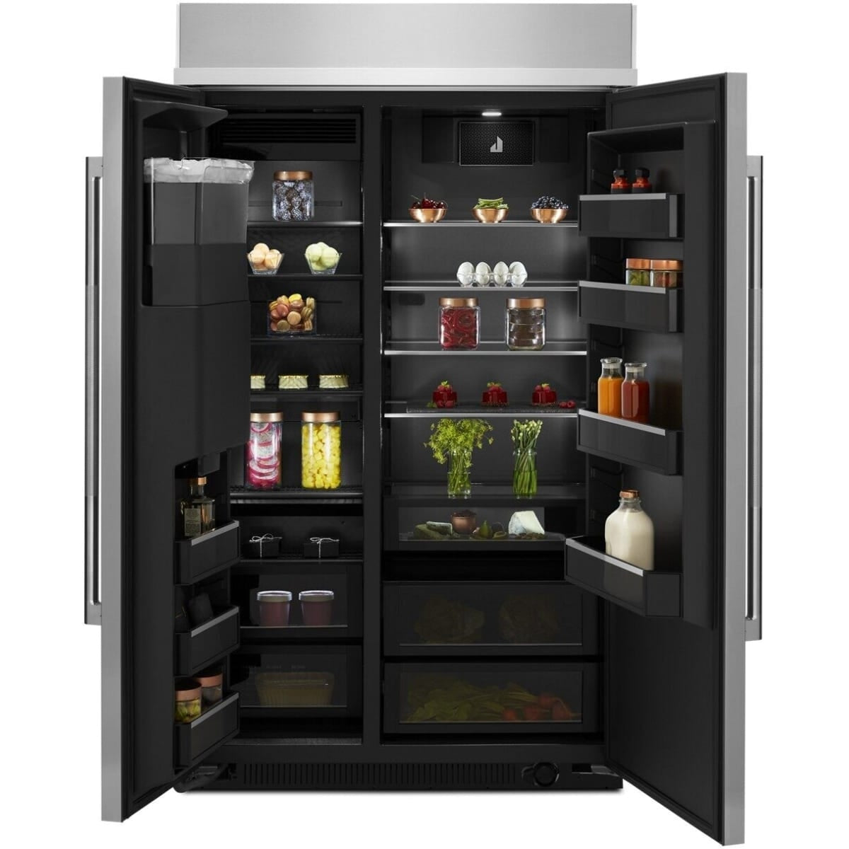 JBSS48E22L - REFRIGERATORS - JennAir - Side by side - Stainless Steel - Open Box - BonPrix Électroménagers