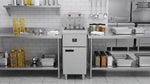 Forno Commerciale Natural Gas Deep Fryer, 3 Burners 90,000 BTU, 40 lbs, Millivolt Control