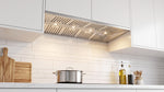 Hotte de cuisine encastrable Forno Altilia 60 pouces, Acier inoxydable, Éclairage LED, Filtres à baffle