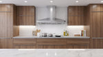 Forno Orvieto 60-Inch Wall Mount Range Hood, LED Lighting, Heavy Duty, Stainless Steel