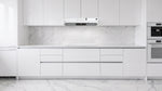 Forno Cappa 30-Inch Under Cabinet Range Hood, White, 200 CFM, Convertible, LED Lighting