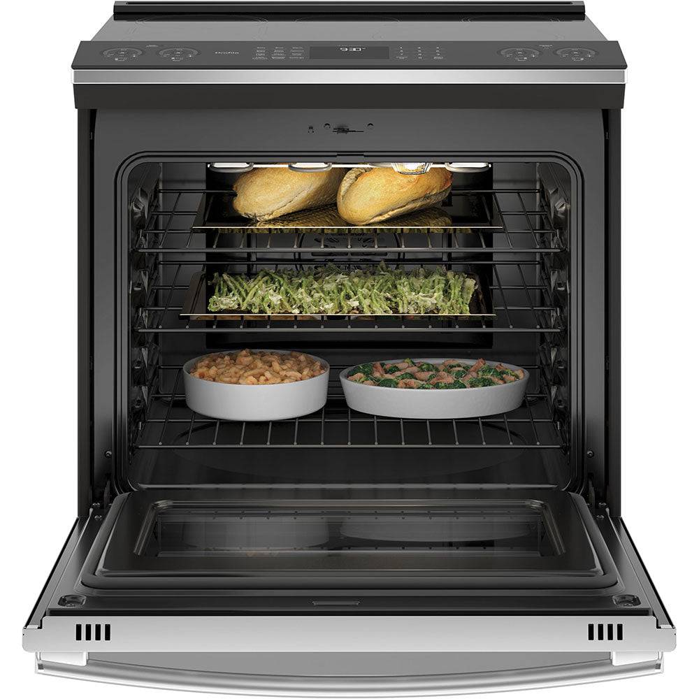 PCHS920YMFS - RANGES - GE Profile - Electric - Stainless Steel - Open Box - BonPrix Électroménagers