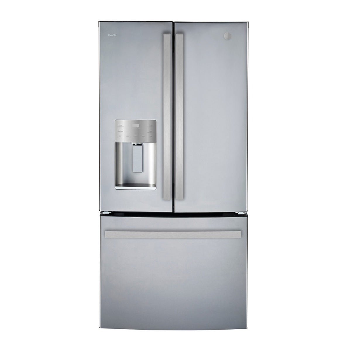 PYE18HYRCFS - REFRIGERATORS - GE - French 3 - Door - Stainless Steel - Open Box - BonPrix Électroménagers