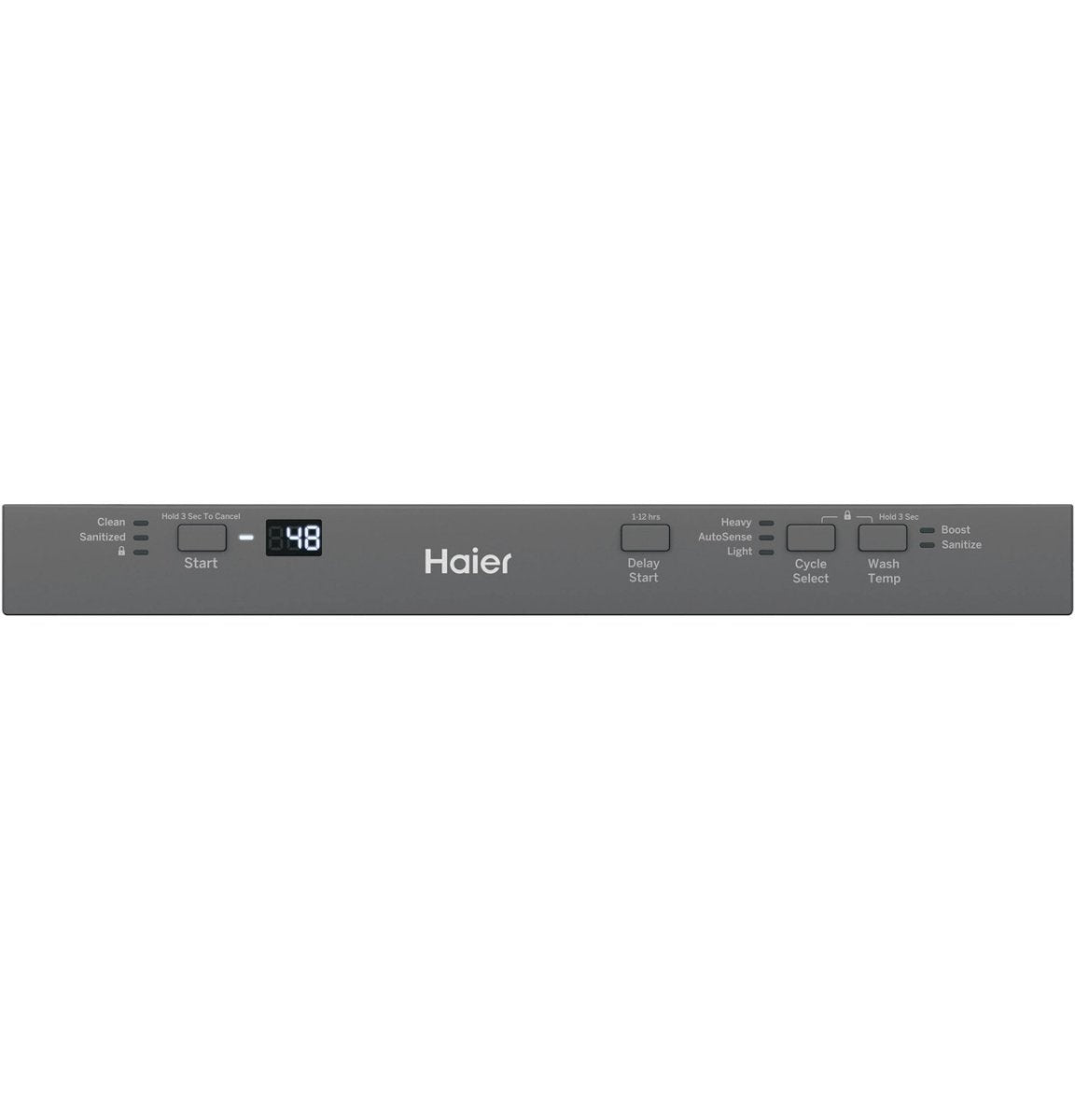 QDT125SSLSS - DISHWASHERS - Haier - Top Controls - Stainless Steel - Open Box - BonPrix Électroménagers