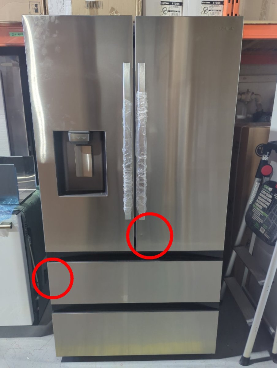 RF26CG7400SR - REFRIGERATORS - Samsung - French 4 - Door - Stainless Steel - Open Box - BonPrix Électroménagers