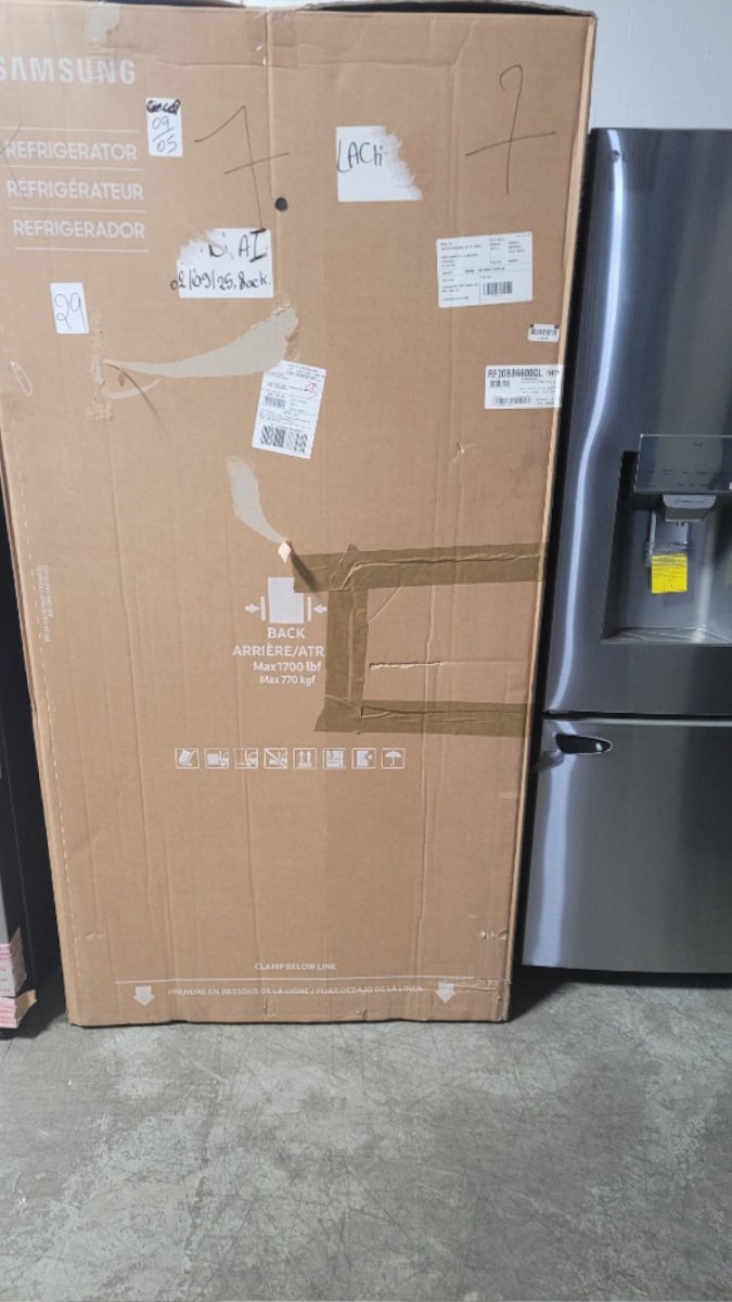 RF30BB6600QL - REFRIGERATORS - Samsung - French 3 - Door - Stainless Steel - Open Box - BonPrix Électroménagers