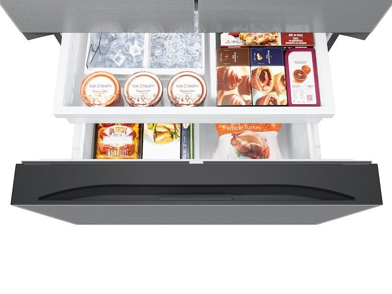 RF32CG5100SR - REFRIGERATORS - Samsung - French 3 - Door - Stainless Steel - Open Box - BonPrix Électroménagers