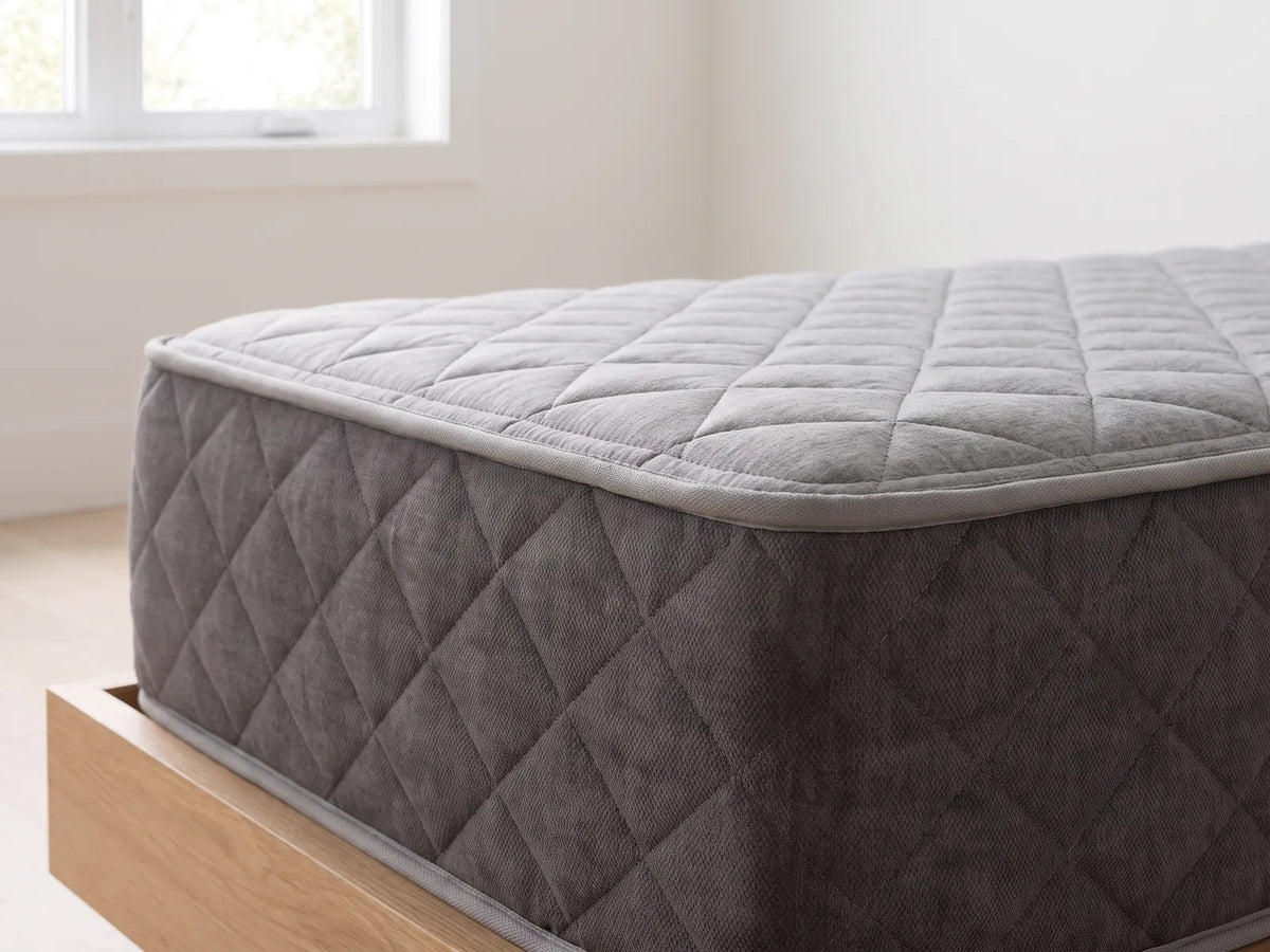Détail du tissu du matelas Bon Sommeil Ricardo