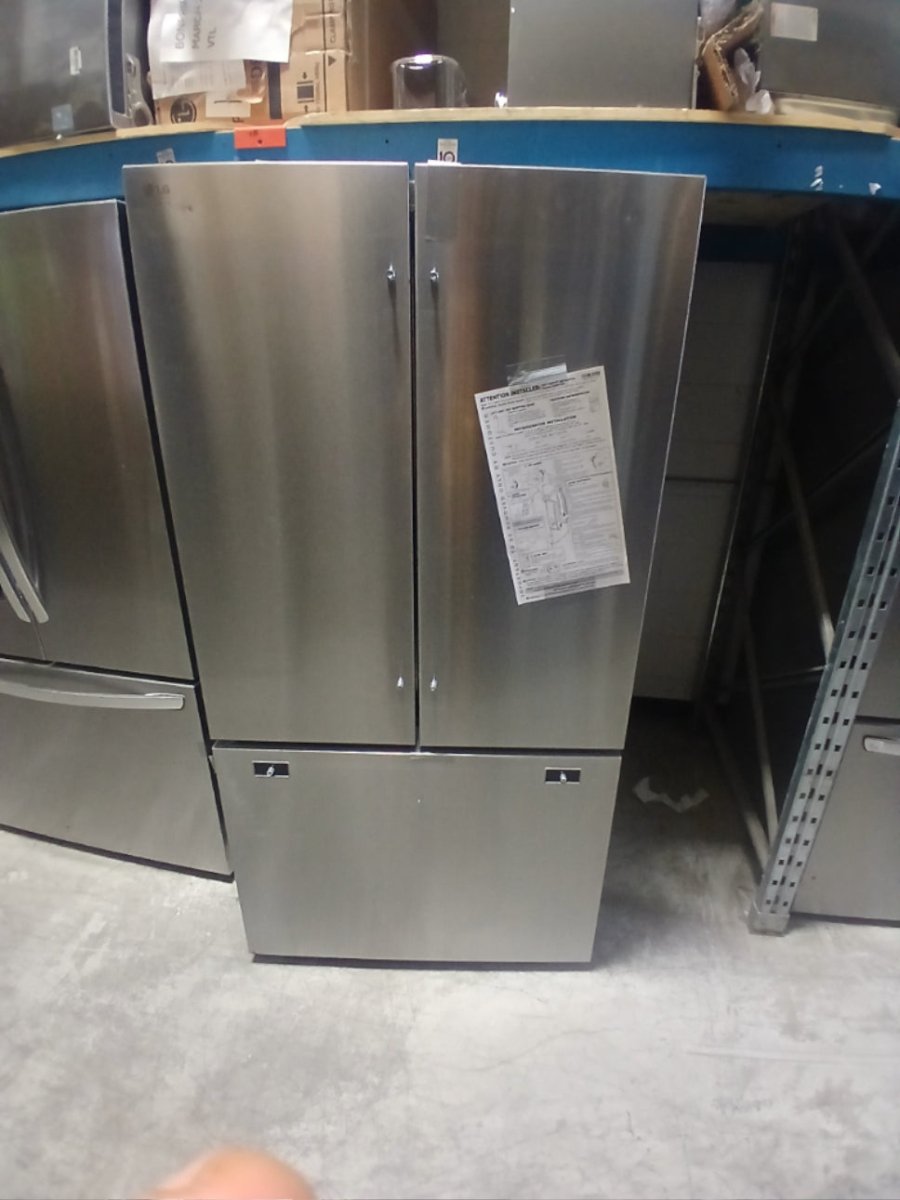 SRFB27S3 - REFRIGERATORS - LG - French 3 - Door - Stainless Steel - Open Box - BonPrix Électroménagers