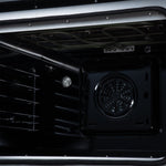 Torino French Door 30 Inch Induction Range with Air Fryer, Air Sous Vide & True Convection, Dual Broiler, Black - BonPrix Électroménagers