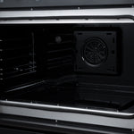 Torino French Door 36 Inch Induction Range with Air Fryer, Air Sous Vide & True Convection, Dual Broiler, Black - BonPrix Électroménagers