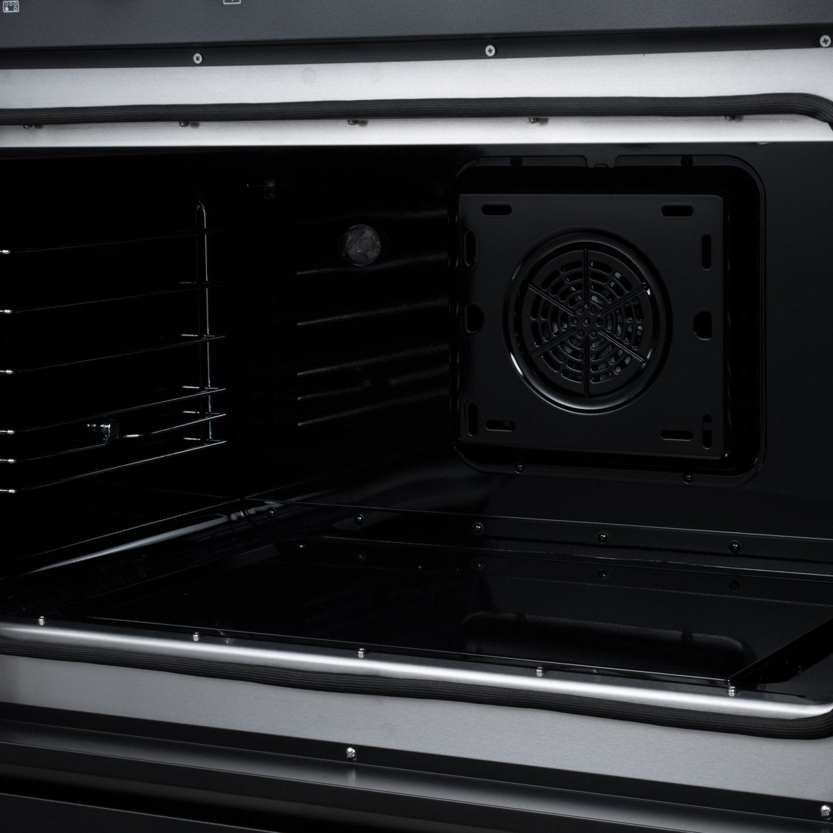 Torino French Door 36 Inch Induction Range with Air Fryer, Air Sous Vide & True Convection, Dual Broiler, Black - BonPrix Électroménagers
