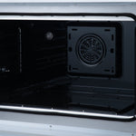 Torino French Door 36 Inch Induction Range with Air Fryer, Air Sous Vide & True Convection, Dual Broiler, White - BonPrix Électroménagers