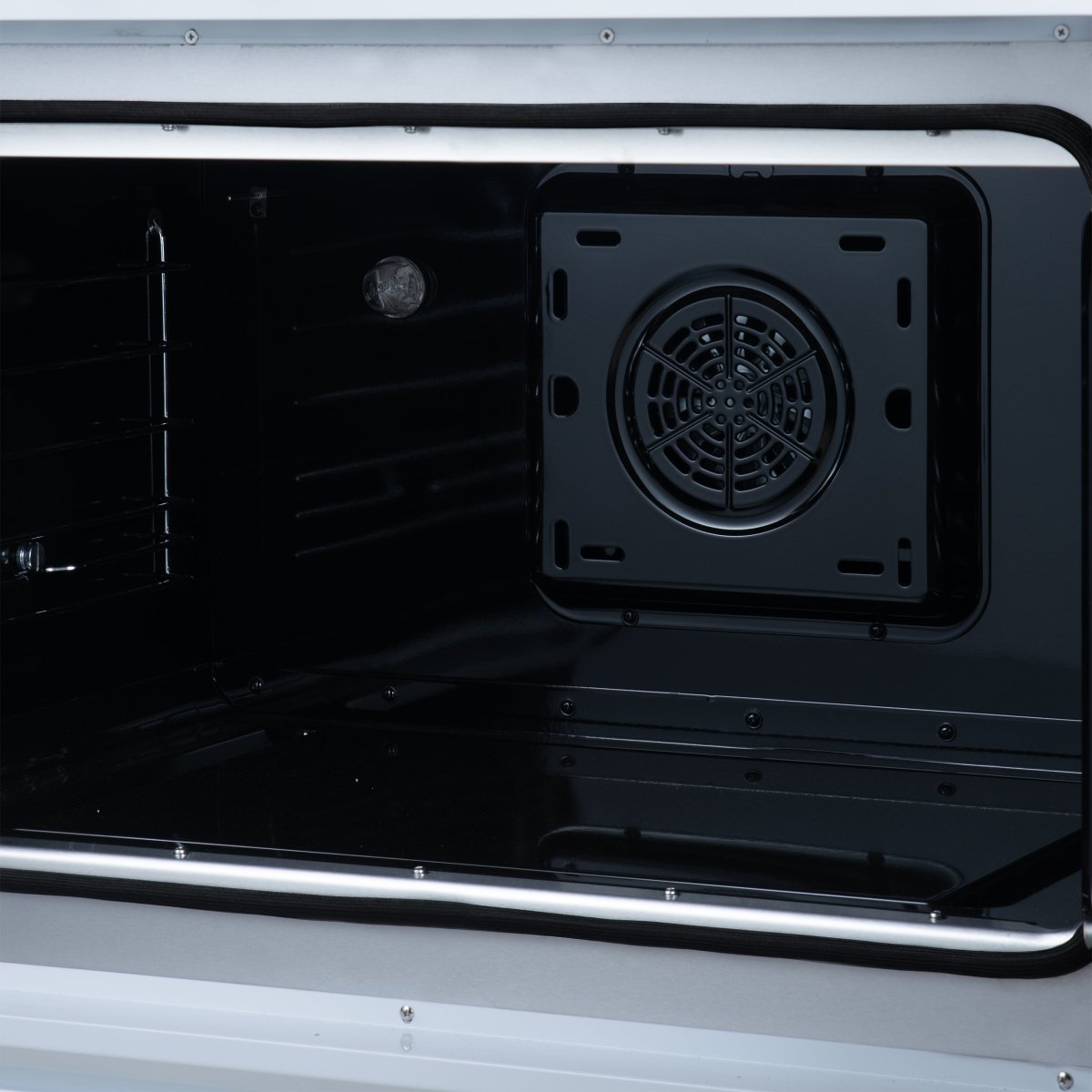Torino French Door 36 Inch Induction Range with Air Fryer, Air Sous Vide & True Convection, Dual Broiler, White - BonPrix Électroménagers