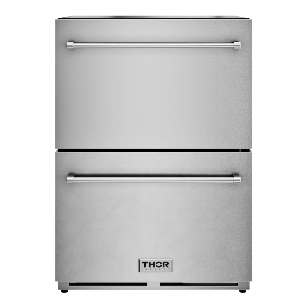 TRZ24U - REFRIGERATORS - Thor - Drawers - Stainless Steel - Open Box - BonPrix Électroménagers