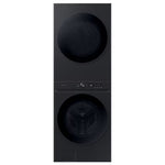 WH46DBH100EV - LAUNDRY CENTERS - Samsung - Stacked Washer/Dryer - Electric - Black Stainless Steel - Open Box - BonPrix Électroménagers
