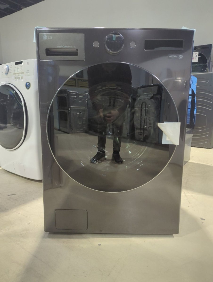 WM6998HBA - LAUNDRY CENTERS - LG - All - In - One - Electric - Black Stainless Steel - Open Box - BonPrix Électroménagers