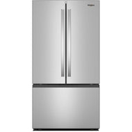 WRFF3136SZ - REFRIGERATORS - Whirlpool - French 3 - Door - Stainless Steel - Open Box - BonPrix Électroménagers