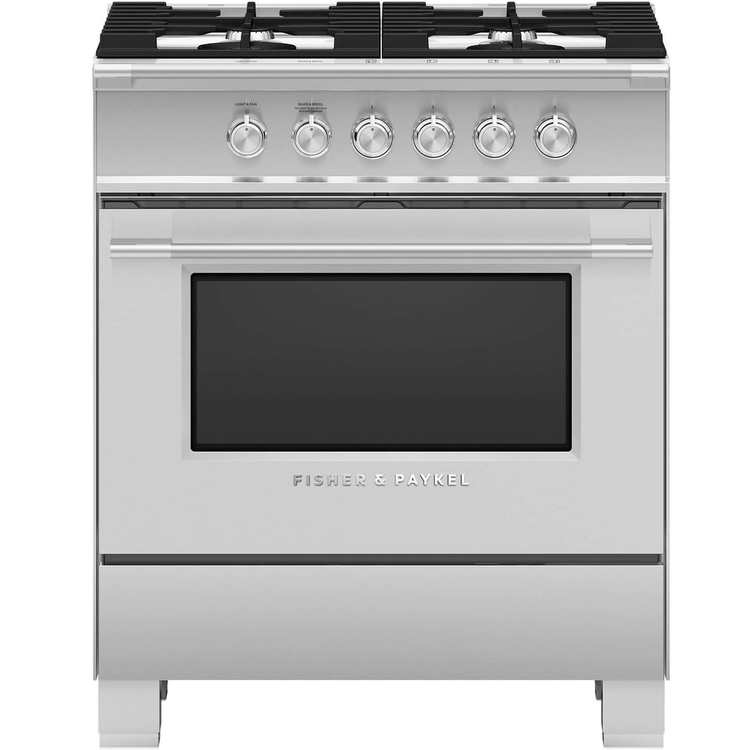 OR30SCG4X1 - RANGES - Fisher & Paykel - Gas - Stainless Steel - Open Box - RANGES - BonPrix Électroménagers