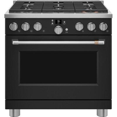 CGY366P3TD1 - RANGES - Café - Gas - Black - Open Box - BonPrix Électroménagers