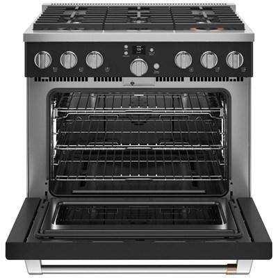 CGY366P3TD1 - RANGES - Café - Gas - Black - Open Box - BonPrix Électroménagers