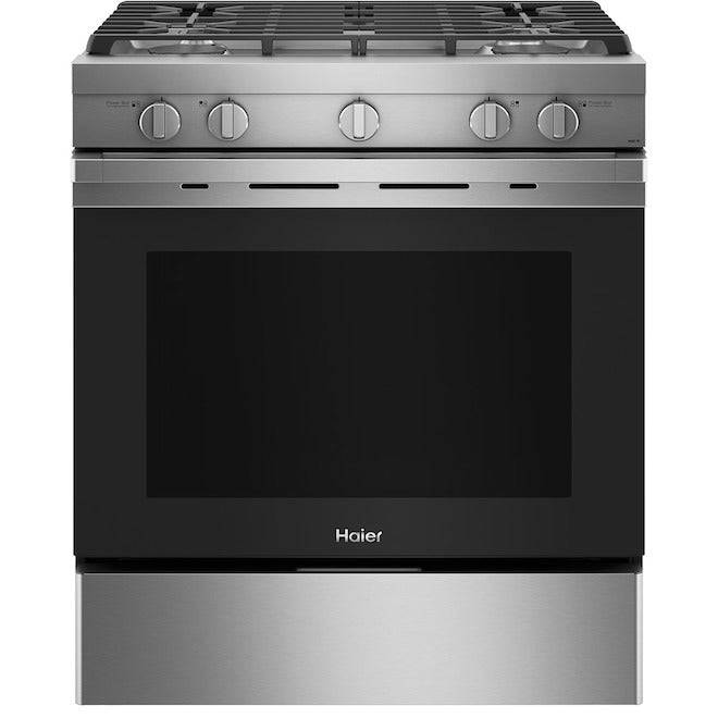 QCGSS740RNSS - RANGES - Haier - Gas - Stainless Steel - Open Box - RANGES - BonPrix Électroménagers