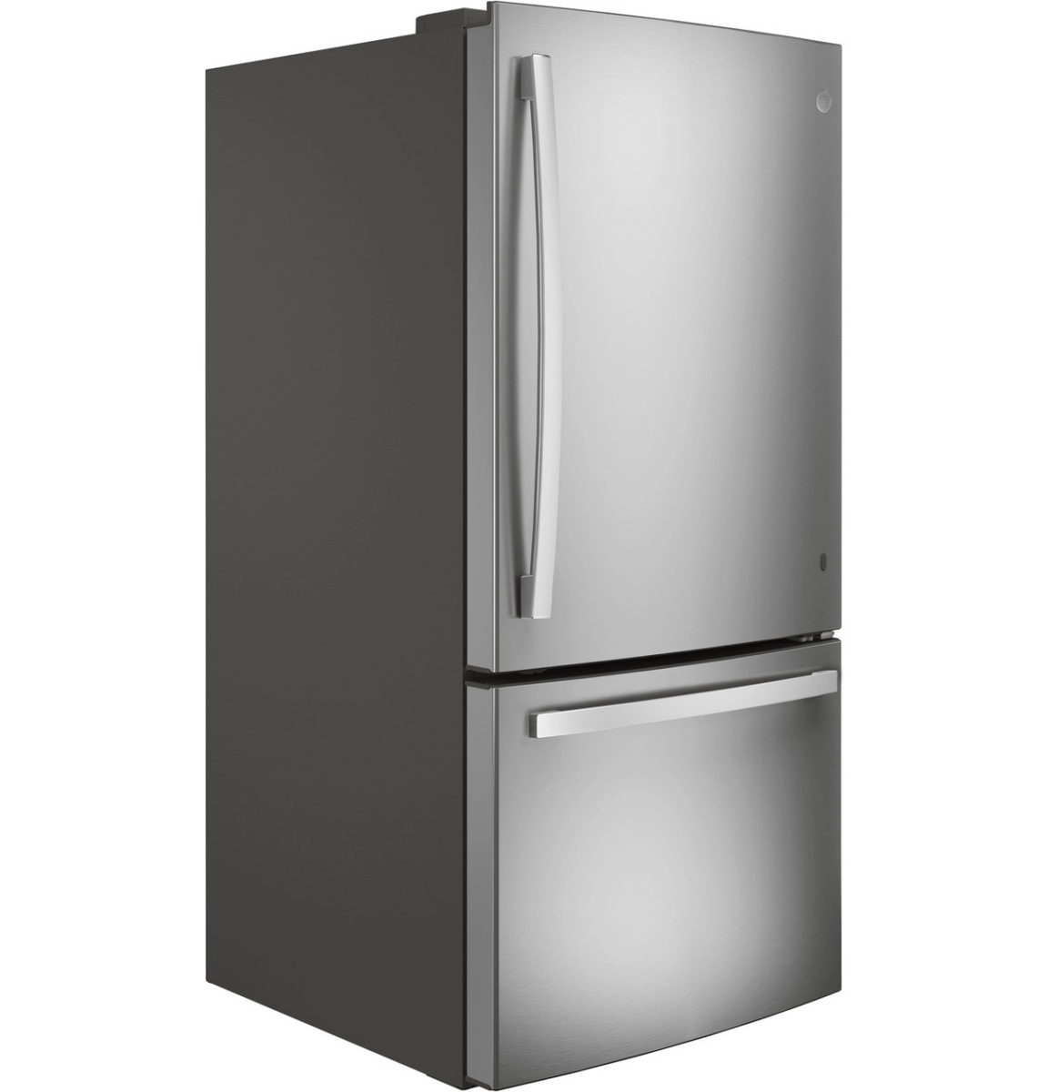GDE25EYKFS - REFRIGERATORS - GE - Bottom Freezer - Stainless Steel - Open Box - BonPrix Électroménagers