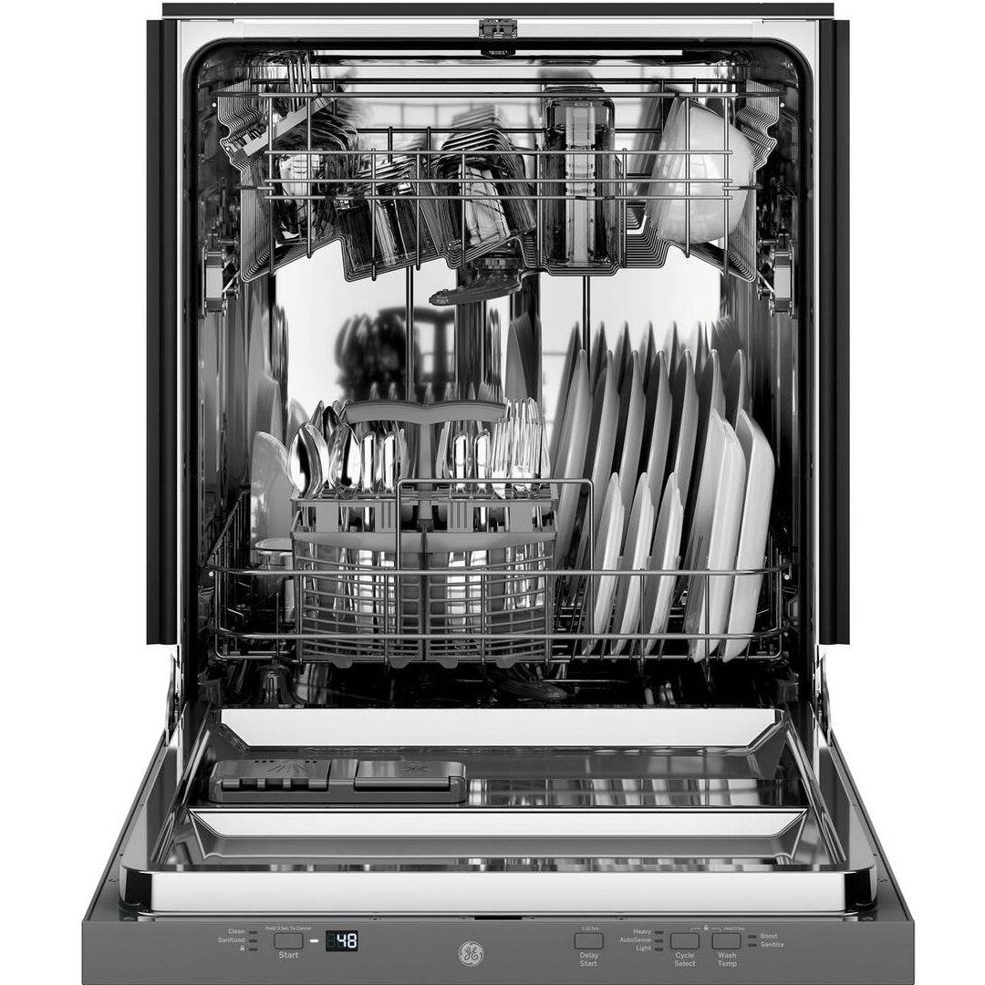 GDT225SSLSS - DISHWASHERS - GE - Top Controls - Stainless Steel - Open Box - BonPrix Électroménagers
