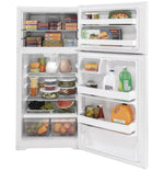 GTE16DTNRWW - REFRIGERATORS - GE - Top Freezer - White - Open Box - BonPrix Électroménagers