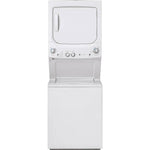 GUD27GSSMWW - LAUNDRY CENTERS - GE - Stacked Washer/Dryer - Gas - White - Open Box - BonPrix Électroménagers